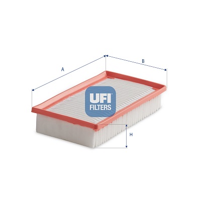 UFI Luftfilter 30e6300 Filterindsats 40mm for KIA