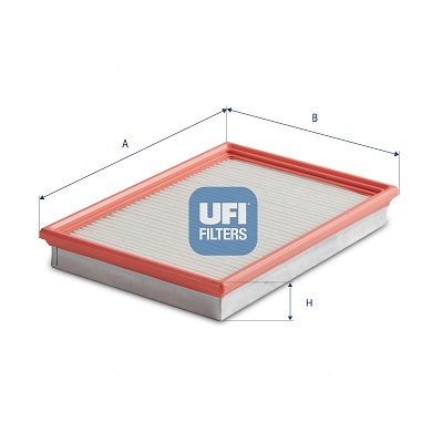 UFI Luftfilter 30a8700 Filterindsats 36mm for KIA