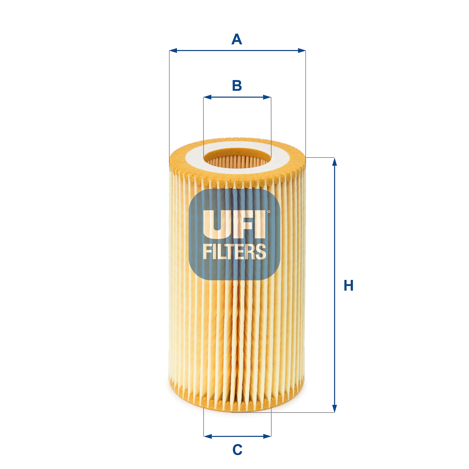 UFI Oliefilter 2500300 Filterindsats height_mm_209|Højde [mm]|115 outer_diameter_mm_497|Yderdiameter [mm]|64 inner_diameter_1_mm_995|Inder diameter 1