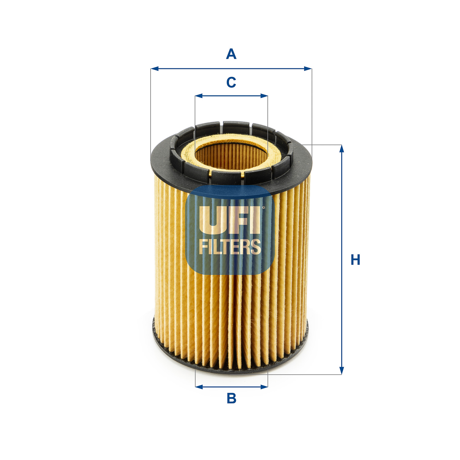UFI Oliefilter 2501000 Filterindsats height_mm_209|Højde [mm]|110 outer_diameter_mm_497|Yderdiameter [mm]|83 inner_diameter_1_mm_995|Inder diameter 1