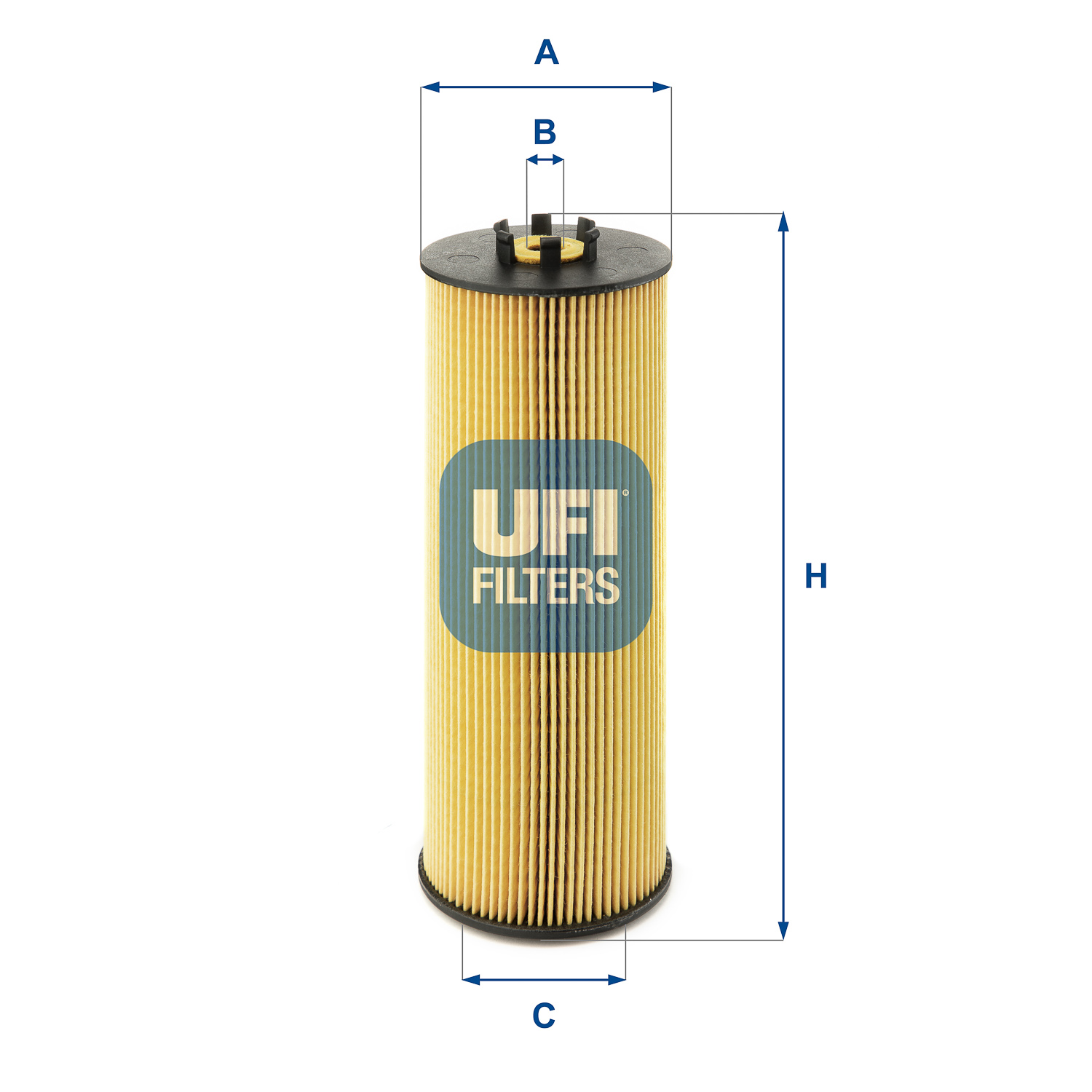 UFI Oliefilter 2501900 Filterindsats height_mm_209|Højde [mm]|195 outer_diameter_mm_497|Yderdiameter [mm]|67 inner_diameter_1_mm_995|Inder diameter 1