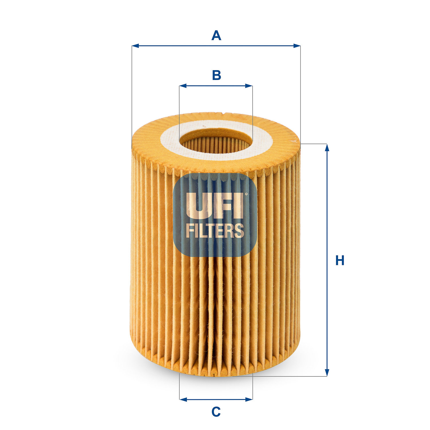 UFI Oliefilter 2502700 Filterindsats height_mm_209|Højde [mm]|92 outer_diameter_mm_497|Yderdiameter [mm]|72 inner_diameter_1_mm_995|Inder diameter 1 [