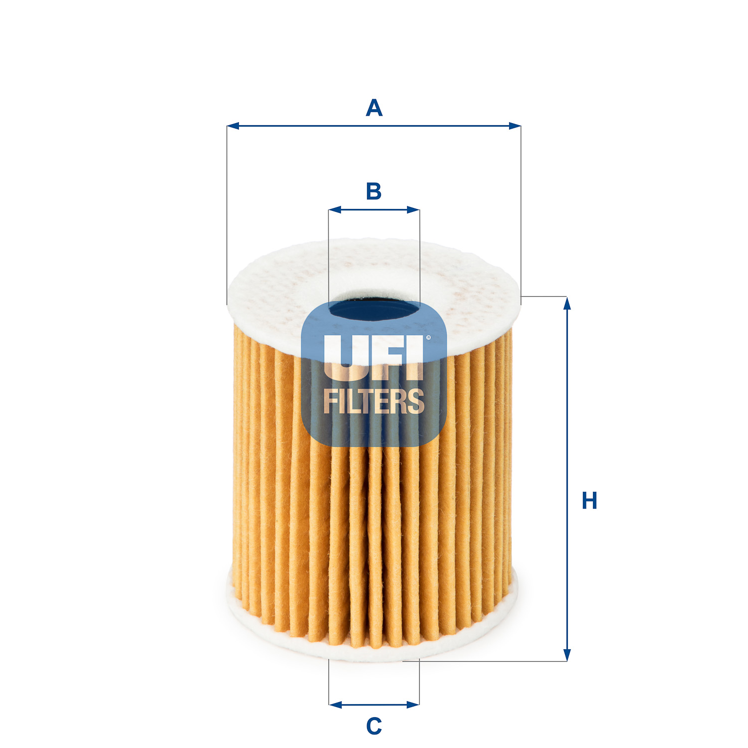 UFI Oliefilter 2503500 Filterindsats height_mm_209|Højde [mm]|55 outer_diameter_mm_497|Yderdiameter [mm]|53 inner_diameter_1_mm_995|Inder diameter 1 [