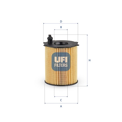 UFI Oliefilter 2503700 Filterindsats height_mm_209|Højde [mm]|100 outer_diameter_mm_497|Yderdiameter [mm]|64 outer_diameter_1_mm_978|Yderdiameter 1 [m
