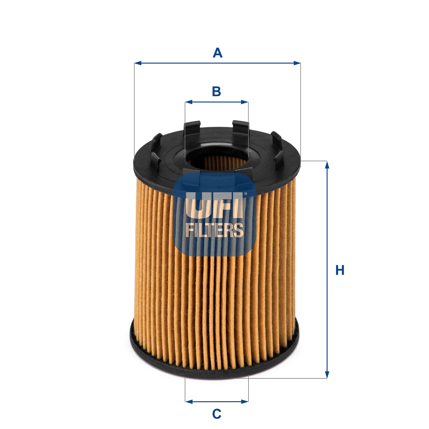 UFI Oliefilter 2504300 Filterindsats height_mm_209|Højde [mm]|83 outer_diameter_mm_497|Yderdiameter [mm]|64 inner_diameter_1_mm_995|Inder diameter 1 [