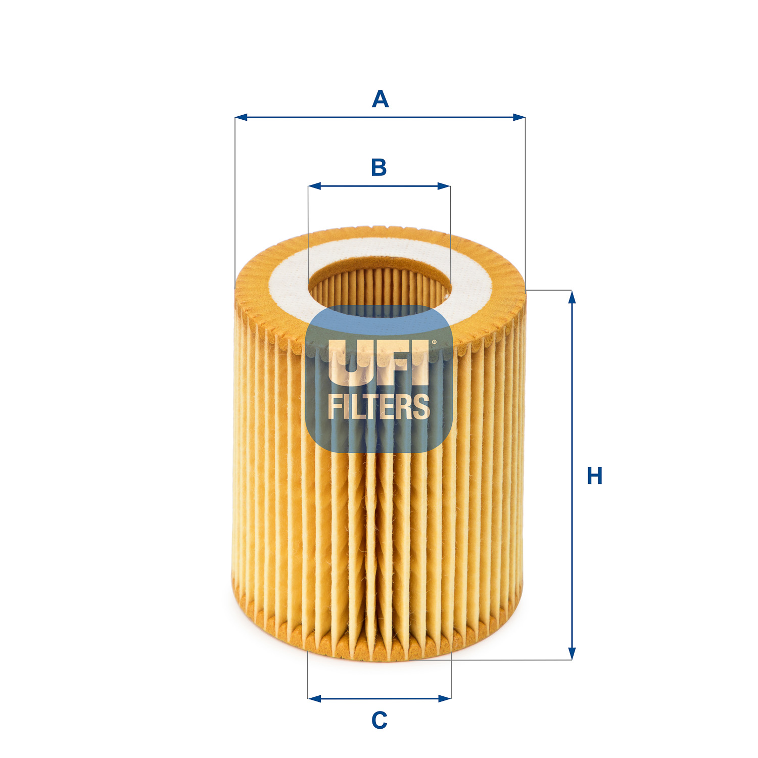 UFI Oliefilter 2504900 Filterindsats height_mm_209|Højde [mm]|74 outer_diameter_mm_497|Yderdiameter [mm]|64 inner_diameter_1_mm_995|Inder diameter 1 [