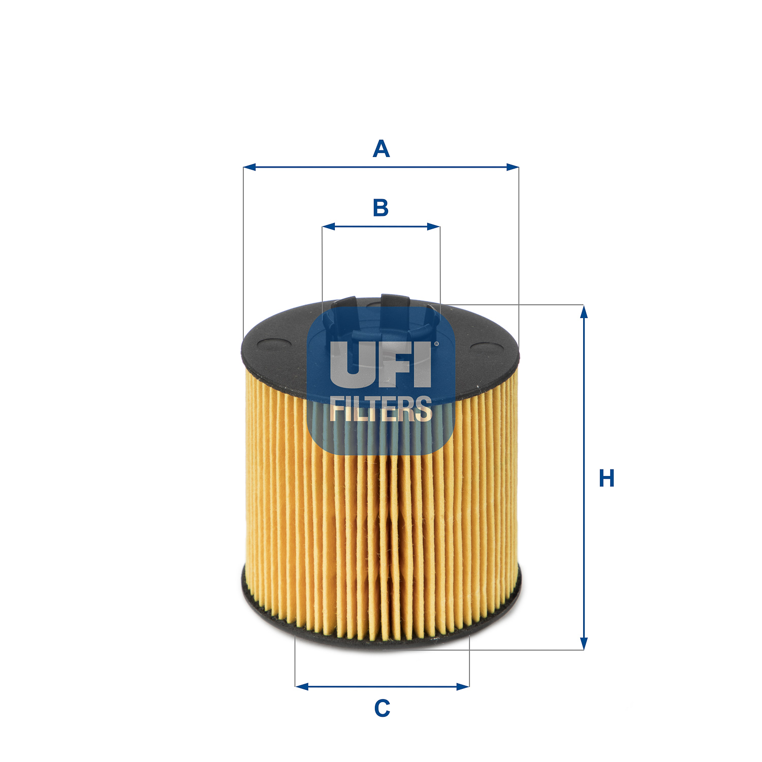 UFI Oliefilter 2504700 Filterindsats height_mm_209|Højde [mm]|72 outer_diameter_mm_497|Yderdiameter [mm]|65 inner_diameter_1_mm_995|Inder diameter 1 [