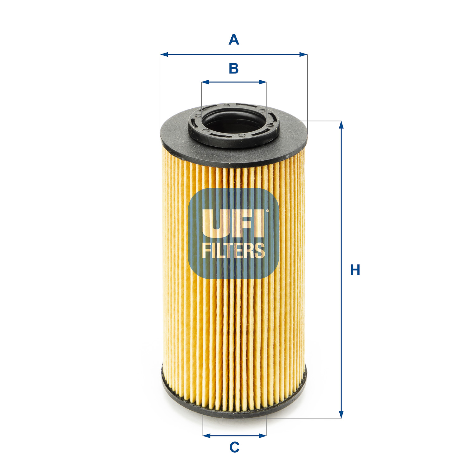 UFI Oliefilter 2507000 Filterindsats height_mm_209|Højde [mm]|120 outer_diameter_mm_497|Yderdiameter [mm]|61 inner_diameter_1_mm_995|Inder diameter 1