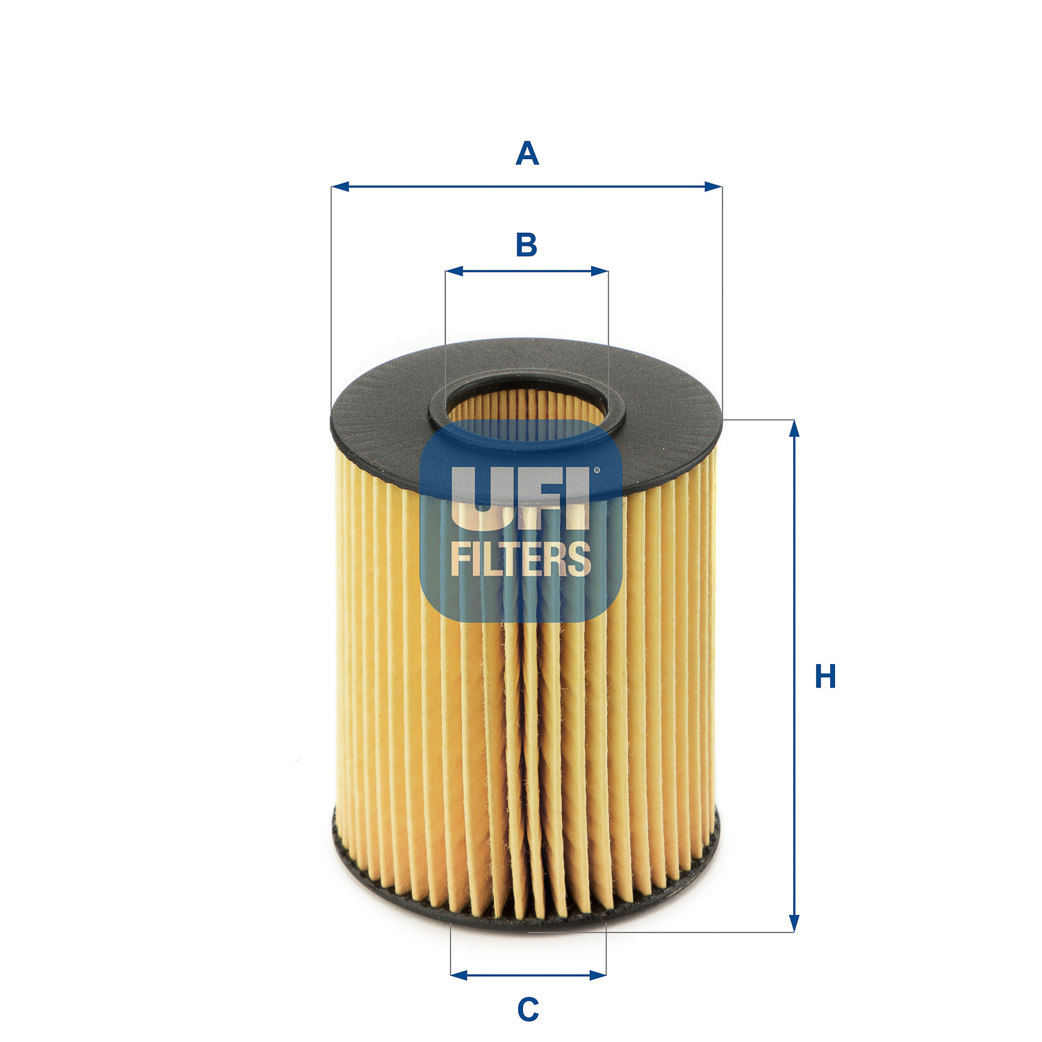 UFI Oliefilter 2507700 Filterindsats height_mm_209|Højde [mm]|82 outer_diameter_mm_497|Yderdiameter [mm]|69 inner_diameter_1_mm_995|Inder diameter 1 [