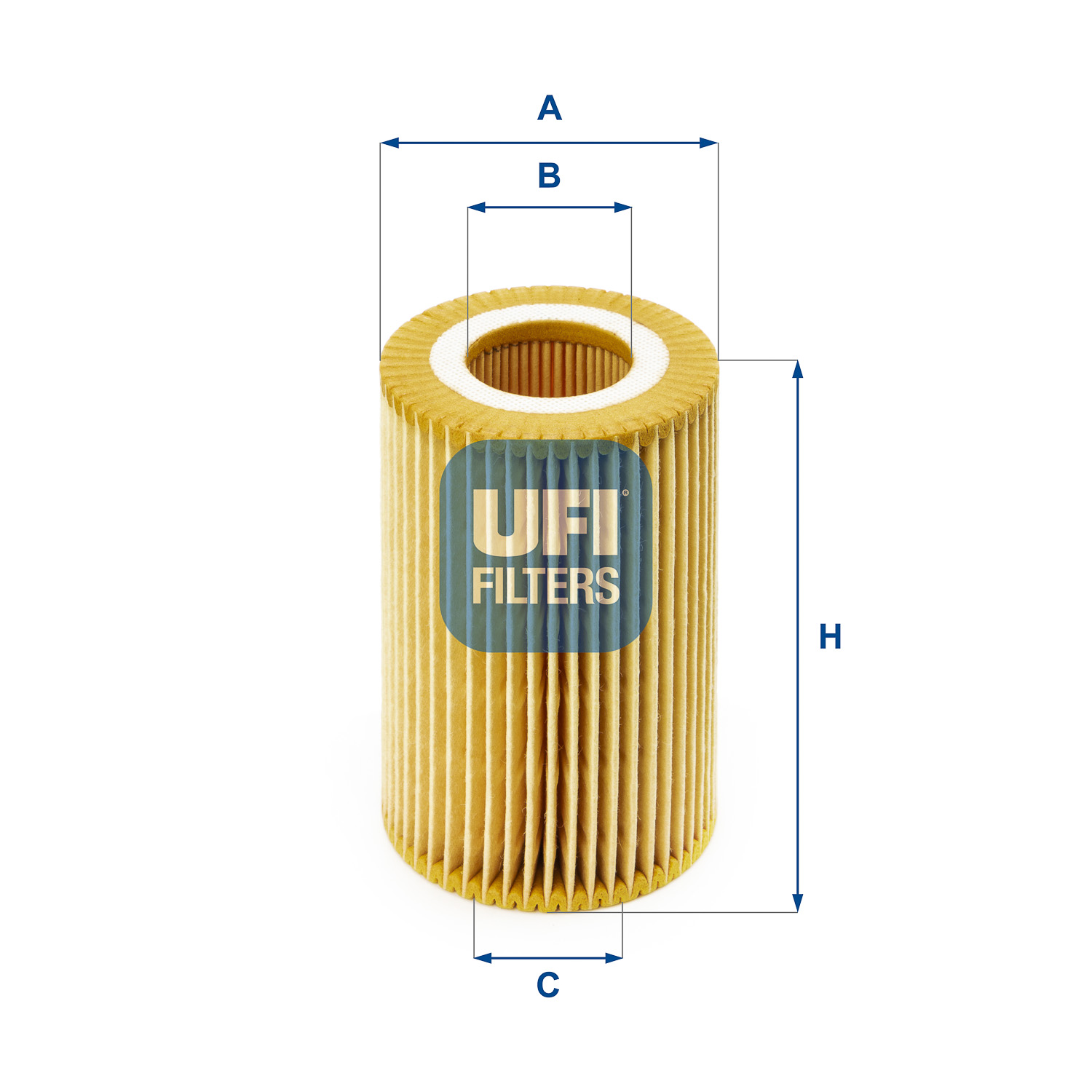 UFI Oliefilter 2507400 Filterindsats height_mm_209|Højde [mm]|94 outer_diameter_mm_497|Yderdiameter [mm]|64 inner_diameter_1_mm_995|Inder diameter 1 [