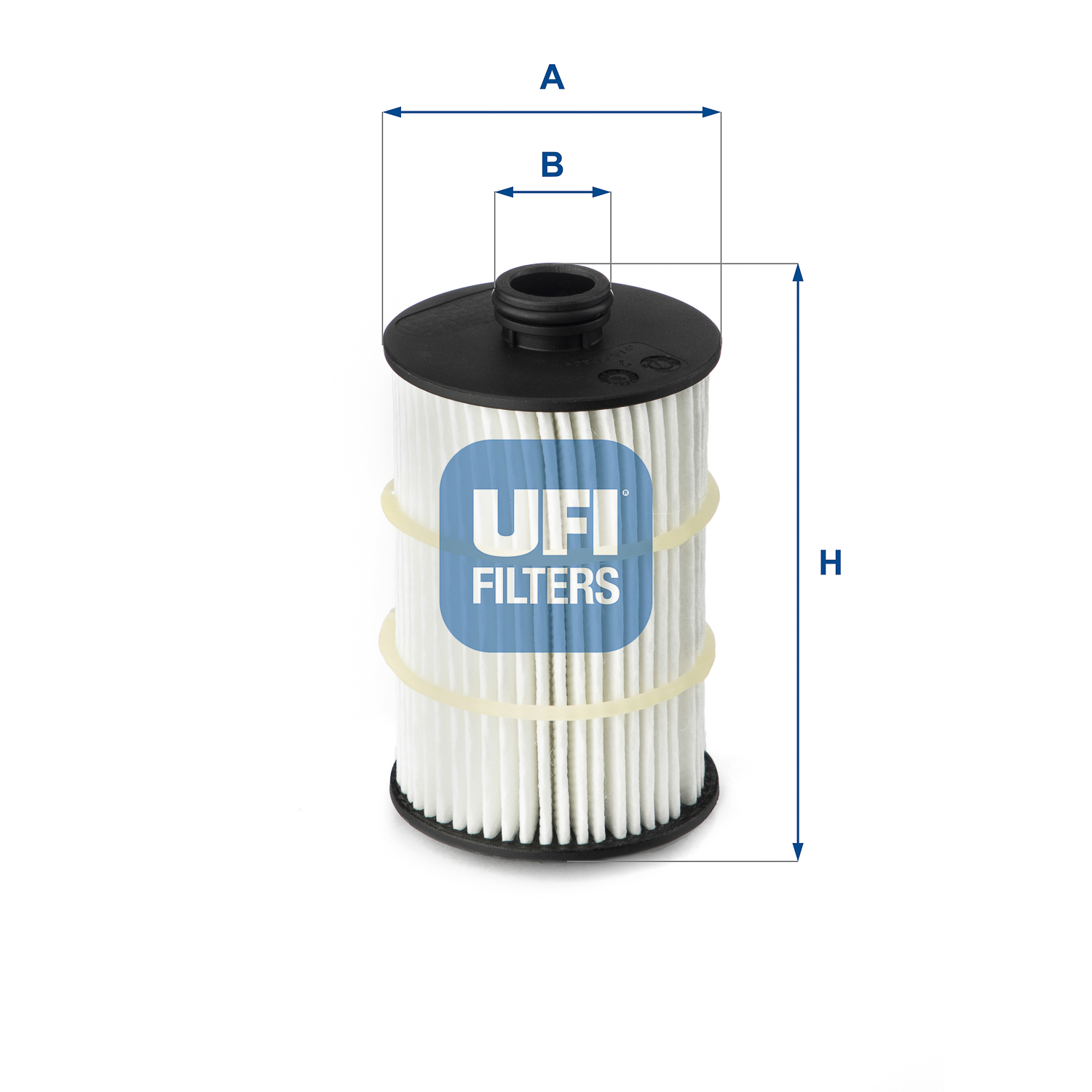 UFI Oliefilter 2509000 Filterindsats height_mm_209|Højde [mm]|118 outer_diameter_mm_497|Yderdiameter [mm]|68 inner_diameter_1_mm_995|Inder diameter 1