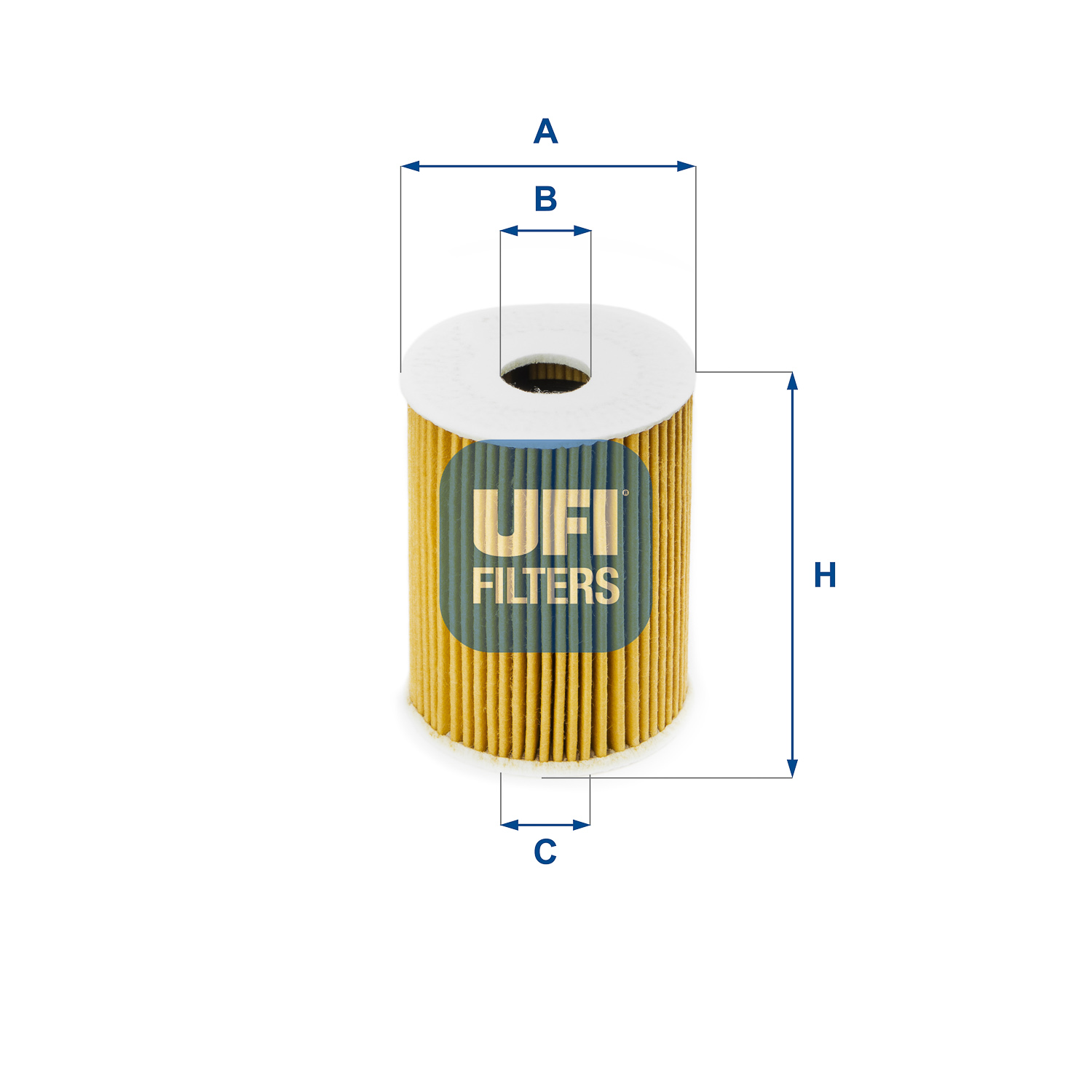 UFI Oliefilter 2509100 Filterindsats height_mm_209|Højde [mm]|83 outer_diameter_mm_497|Yderdiameter [mm]|64 inner_diameter_1_mm_995|Inder diameter 1 [