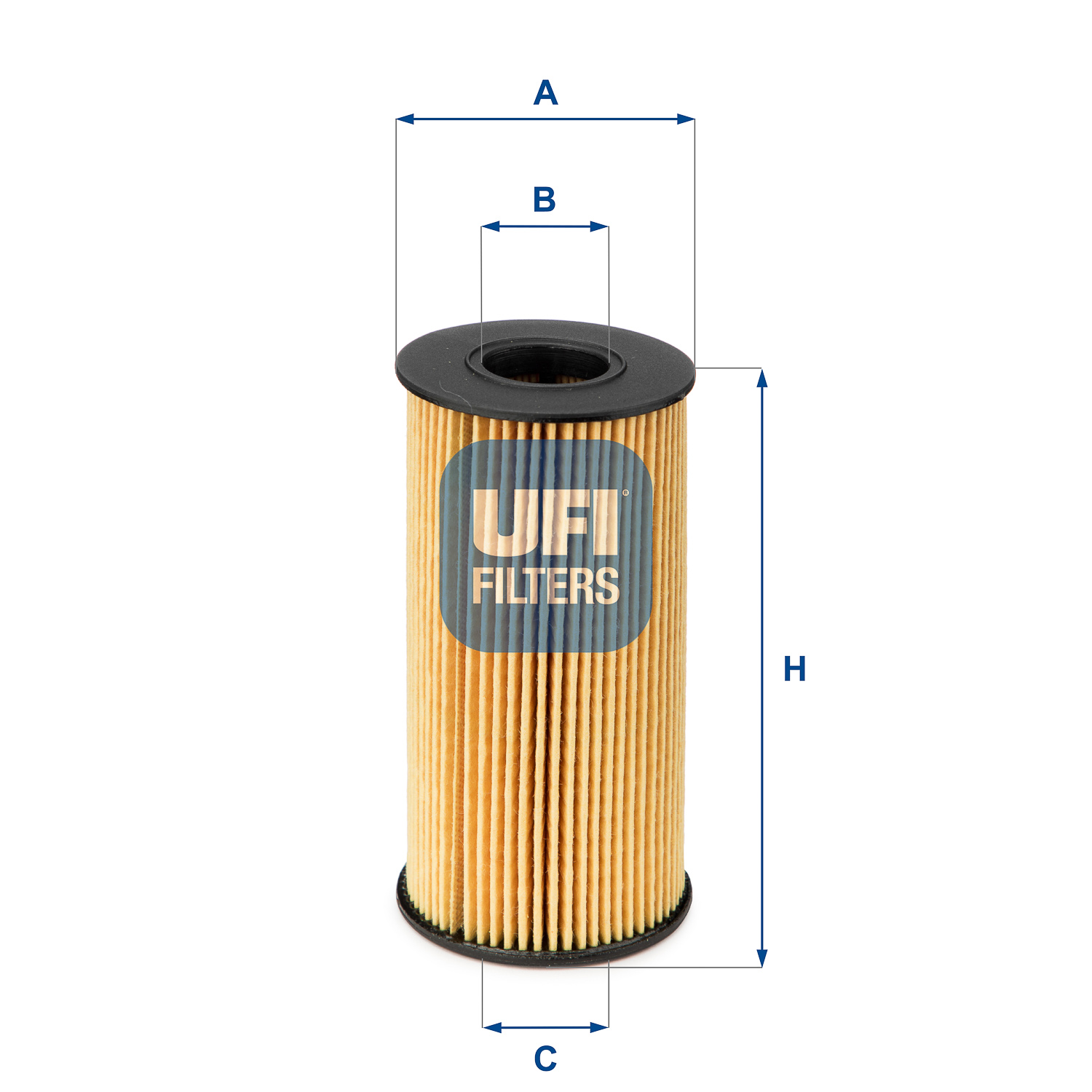 UFI Oliefilter 2509400 Filterindsats height_mm_209|Højde [mm]|111 outer_diameter_mm_497|Yderdiameter [mm]|55 inner_diameter_1_mm_995|Inder diameter 1