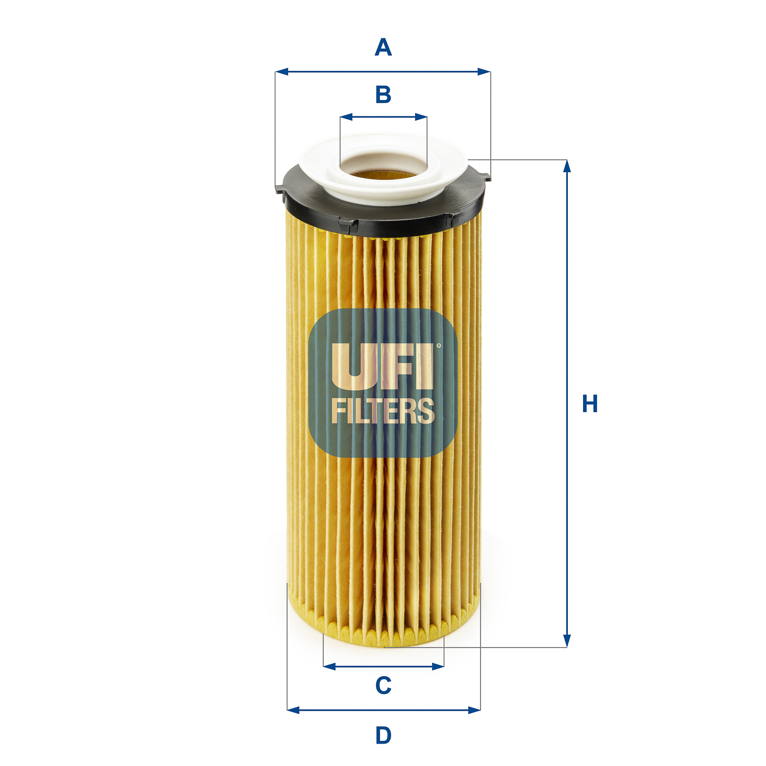 UFI Oliefilter 2509600 Filterindsats height_mm_209|Højde [mm]|155 outer_diameter_mm_497|Yderdiameter [mm]|63 outer_diameter_1_mm_978|Yderdiameter 1 [m