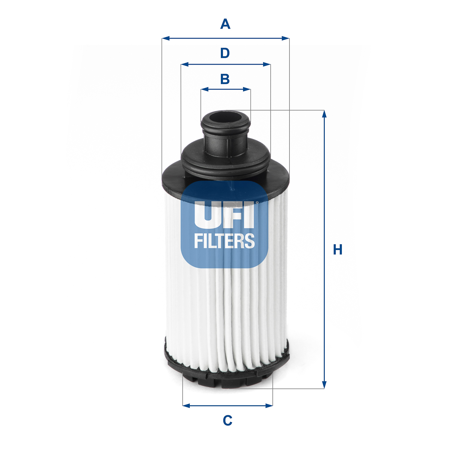 UFI Oliefilter 2511800 Filterindsats height_mm_209|Højde [mm]|124 outer_diameter_mm_497|Yderdiameter [mm]|61 outer_diameter_1_mm_978|Yderdiameter 1 [m