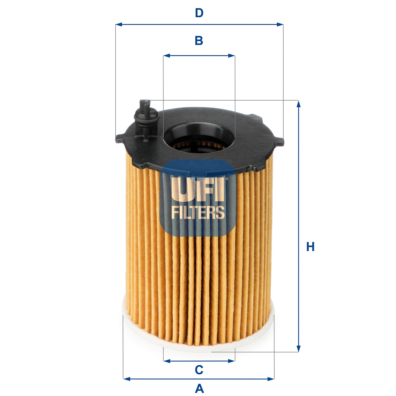UFI Oliefilter 2512800 Filterindsats height_mm_209|Højde [mm]|99 outer_diameter_mm_497|Yderdiameter [mm]|65 outer_diameter_1_mm_978|Yderdiameter 1 [mm