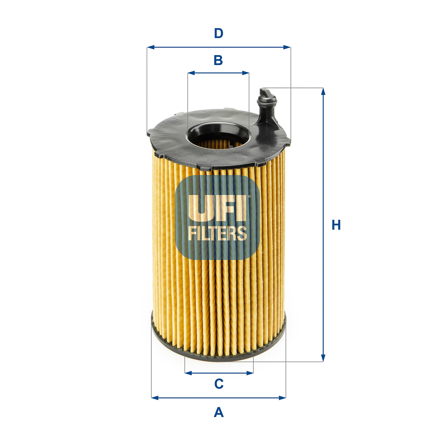 UFI Oliefilter 2514100 Filterindsats height_mm_209|Højde [mm]|128 outer_diameter_mm_497|Yderdiameter [mm]|71 outer_diameter_1_mm_978|Yderdiameter 1 [m