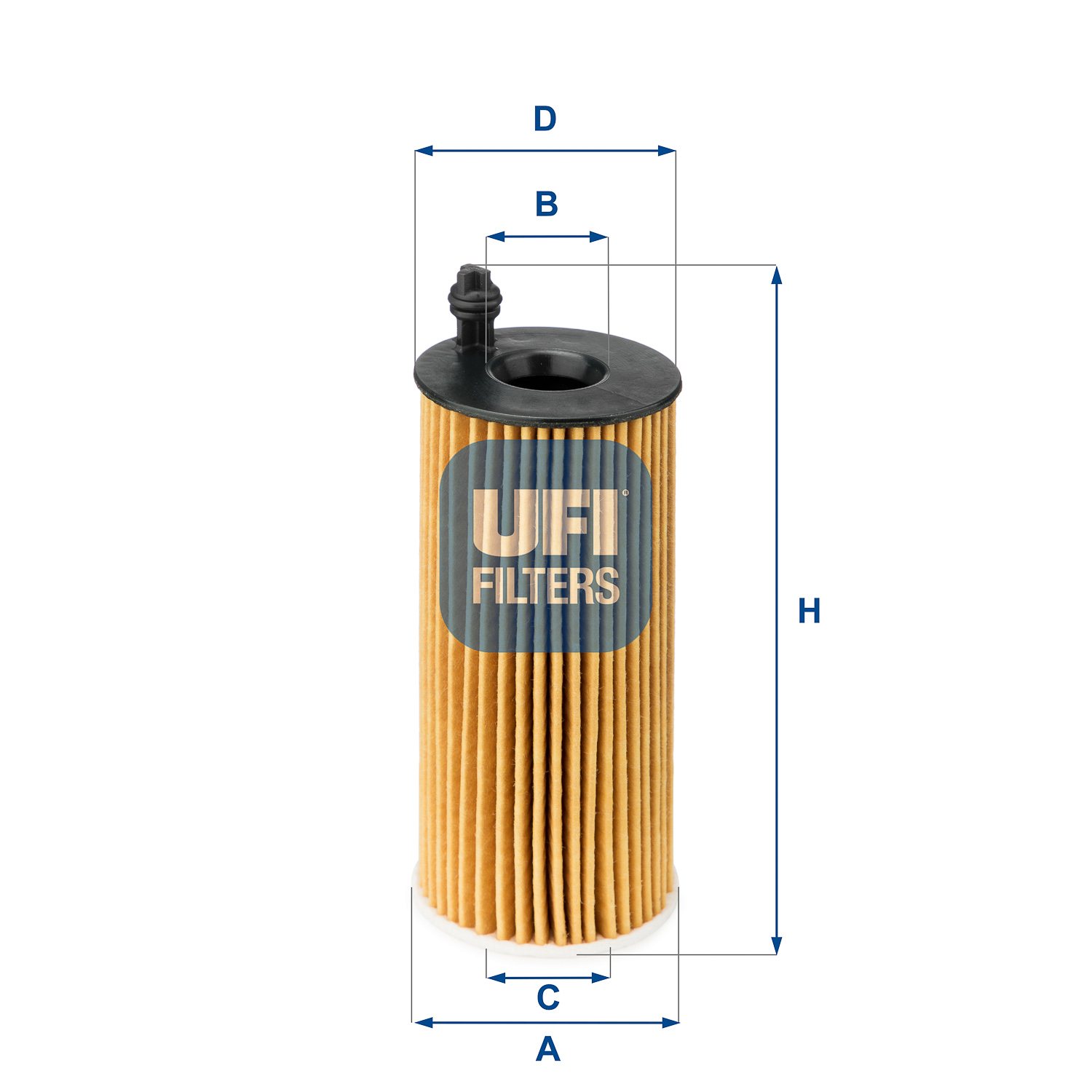 UFI Oliefilter 2514200 Filterindsats height_mm_209|Højde [mm]|134 outer_diameter_mm_497|Yderdiameter [mm]|53 outer_diameter_1_mm_978|Yderdiameter 1 [m