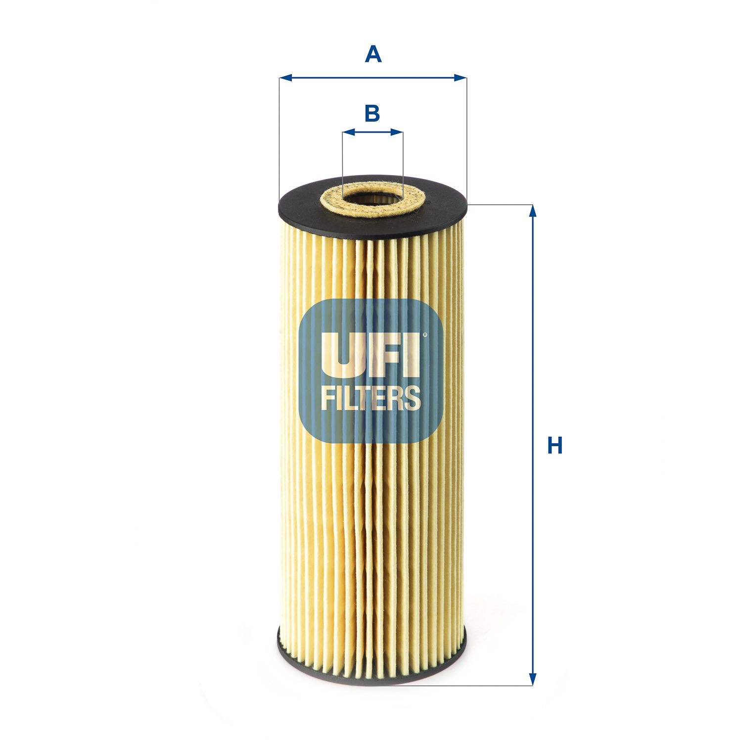 UFI Oliefilter 2516200 Filterindsats height_mm_209|Højde [mm]|159 outer_diameter_mm_497|Yderdiameter [mm]|62 inner_diameter_1_mm_995|Inder diameter 1