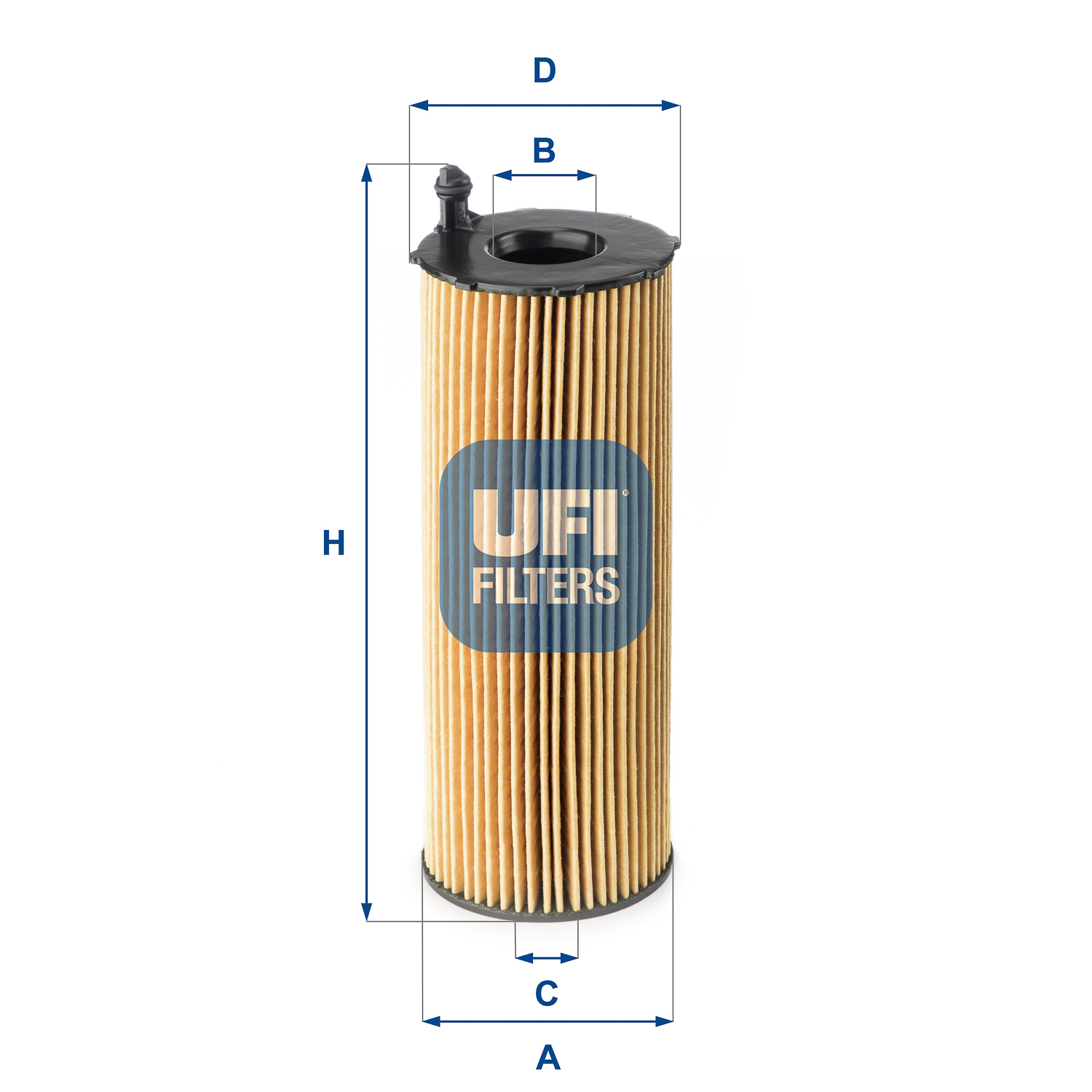 UFI Oliefilter 2516800 Filterindsats height_mm_209|Højde [mm]|200 outer_diameter_mm_497|Yderdiameter [mm]|72 outer_diameter_1_mm_978|Yderdiameter 1 [m