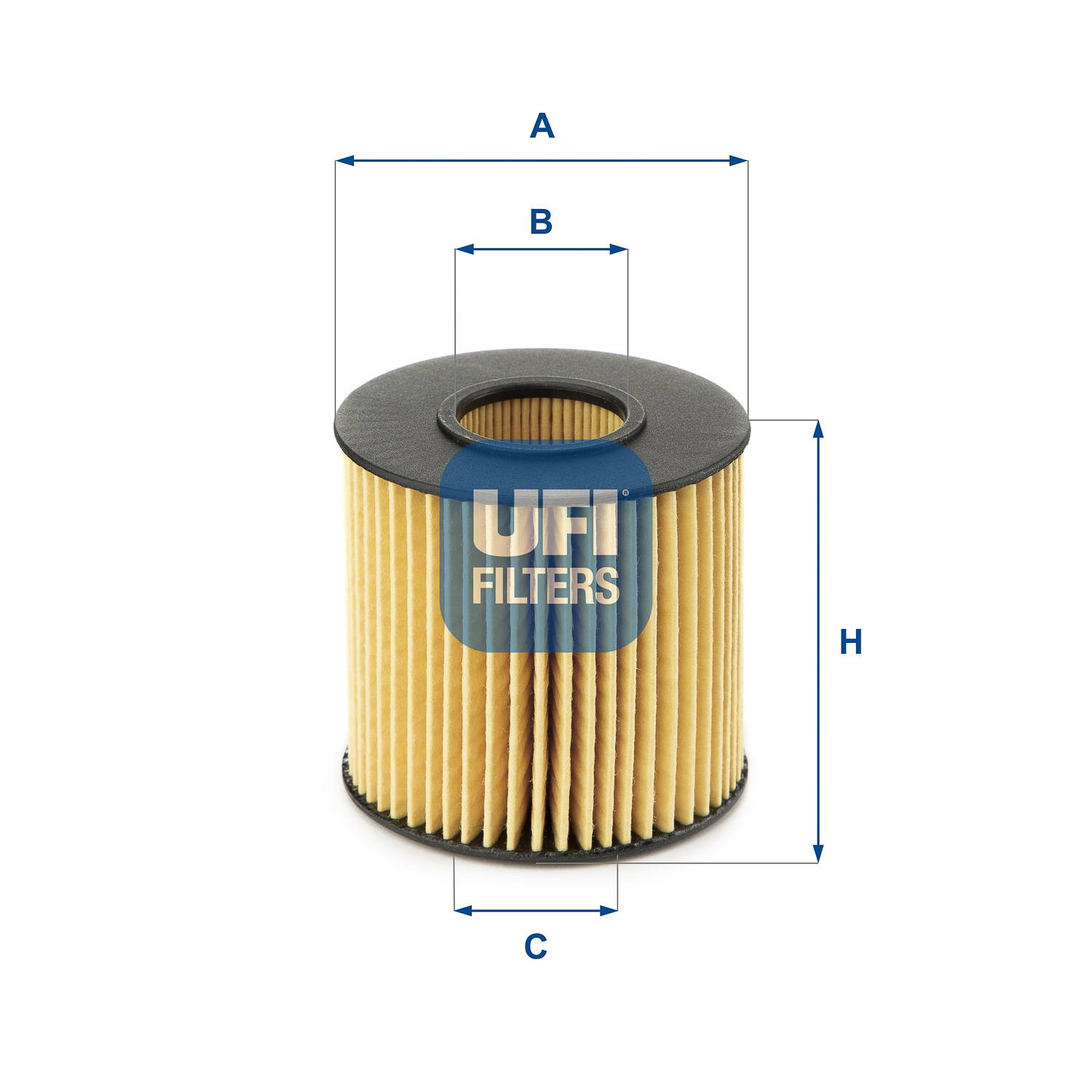 UFI Oliefilter 2519600 Filterindsats height_mm_209|Højde [mm]|67 outer_diameter_mm_497|Yderdiameter [mm]|69 inner_diameter_1_mm_995|Inder diameter 1 [