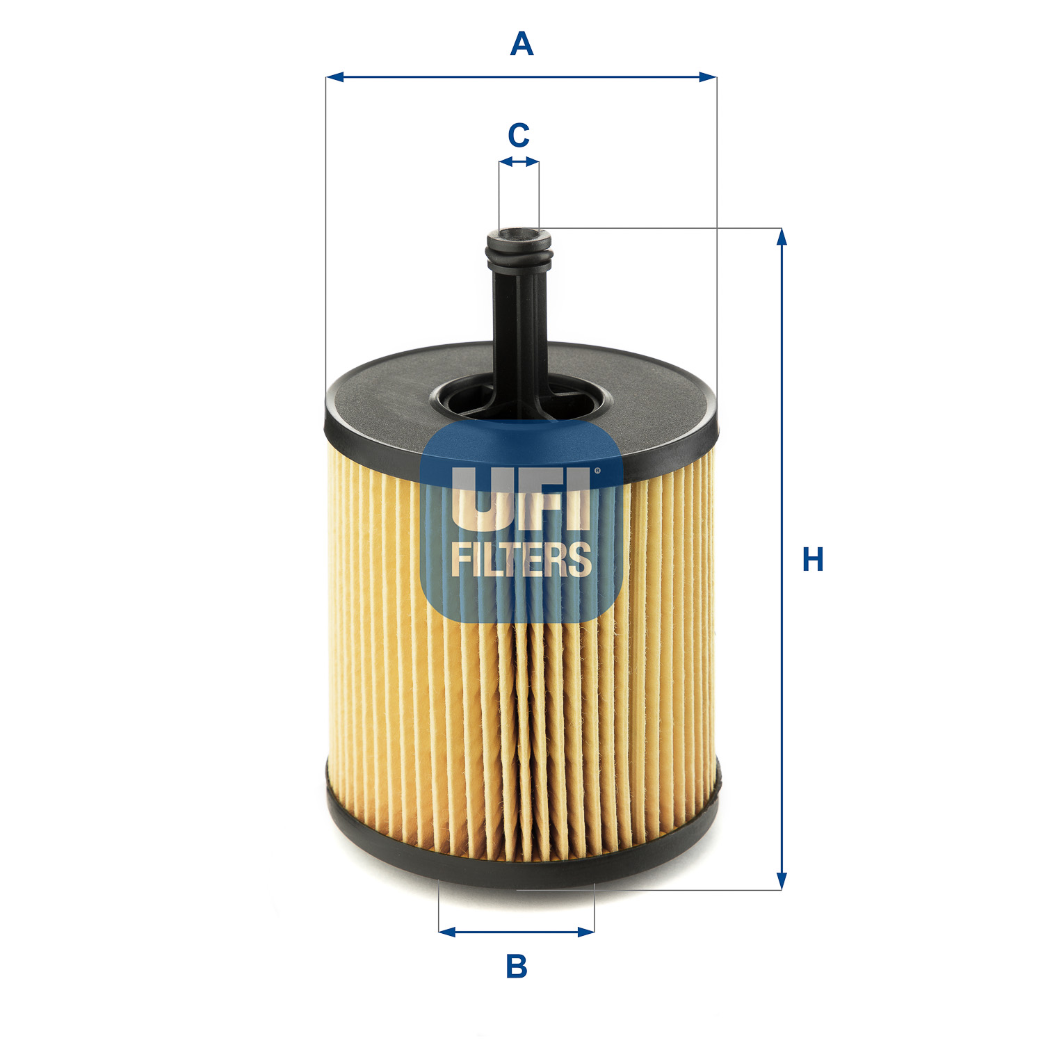 UFI Oliefilter 2519700 Filterindsats height_mm_209|Højde [mm]|141 outer_diameter_mm_497|Yderdiameter [mm]|92 outer_diameter_1_mm_978|Yderdiameter 1 [m
