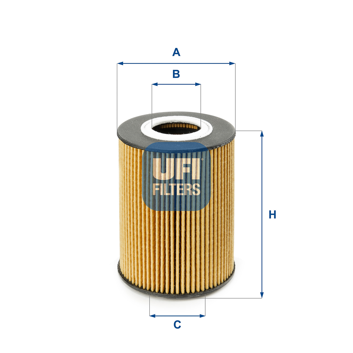 UFI Oliefilter 2521000 Filterindsats height_mm_209|Højde [mm]|108 outer_diameter_mm_497|Yderdiameter [mm]|81 inner_diameter_1_mm_995|Inder diameter 1