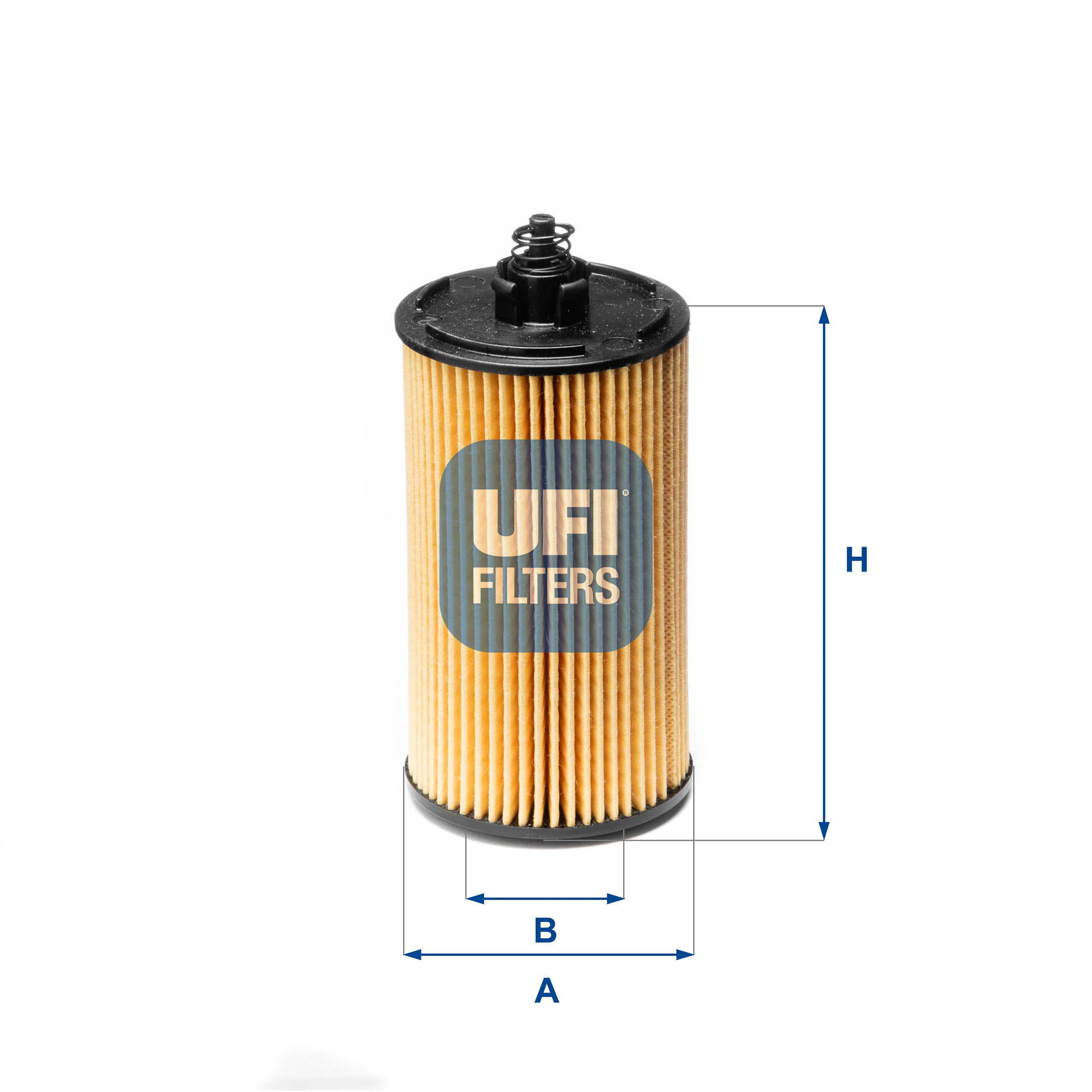 UFI Oliefilter 2518300 Filterindsats bypass_valve_opening_pressure_bar_1069|Åbningstryk omløbsventil [bar]|2,2 height_mm_209|Højde [mm]|118 outer_diam