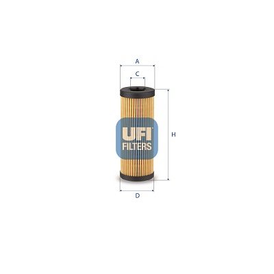UFI Oliefilter 2526900 Filterindsats height_mm_209|Højde [mm]|138 outer_diameter_mm_497|Yderdiameter [mm]|49 outer_diameter_1_mm_978|Yderdiameter 1 [m