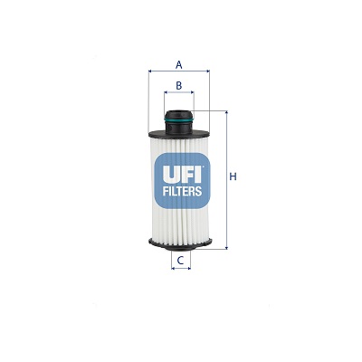 UFI Oliefilter 2523100 Filterindsats height_mm_209|Højde [mm]|130 outer_diameter_mm_497|Yderdiameter [mm]|54 inner_diameter_1_mm_995|Inder diameter 1