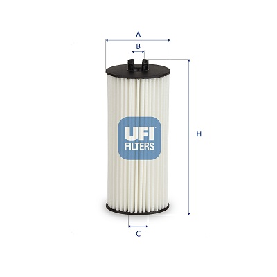 UFI Oliefilter 2528200 Filterindsats height_mm_209|Højde [mm]|144 outer_diameter_mm_497|Yderdiameter [mm]|58 outer_diameter_1_mm_978|Yderdiameter 1 [m