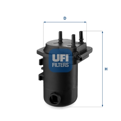 UFI Brændstof-filter 2409800 Filterindsats inlet__mm_916|Indgangs-Ø [mm]|8 outlet__mm_917|Udgangs-Ø [mm]|8 height_mm_209|Højde [mm]|187 outer_diameter