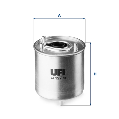 UFI Brændstof-filter 2412700 Filterindsats height_mm_209|Højde [mm]|125 outer_diameter_mm_497|Yderdiameter [mm]|97 125mm for PEUGEOT FIAT MITSUBISHI
