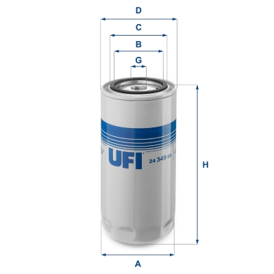 UFI 2434900 96mm for DAF IVECO NISSAN