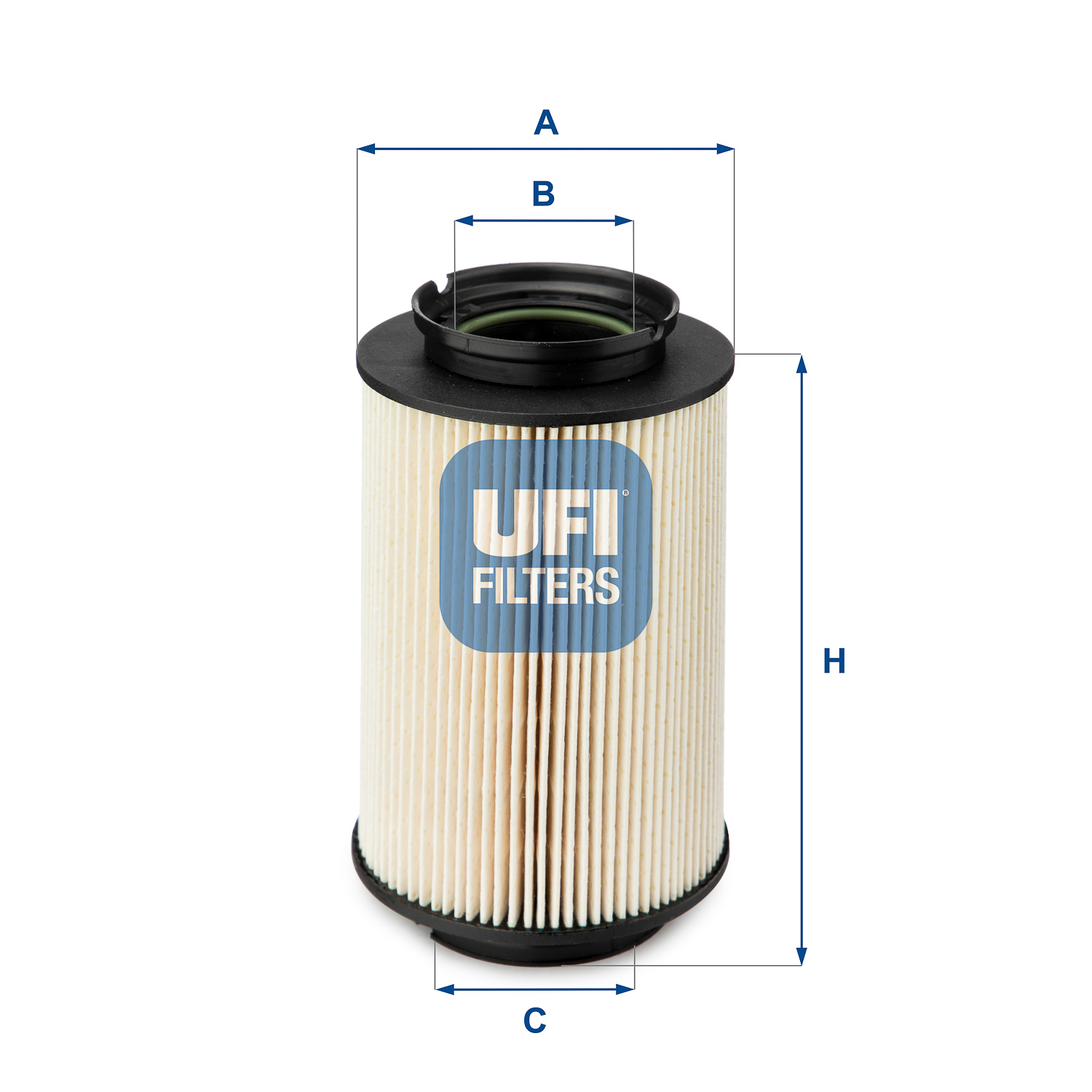 UFI Brændstof-filter 2601400 Filterindsats height_mm_209|Højde [mm]|142 outer_diameter_mm_497|Yderdiameter [mm]|83 inner_diameter_1_mm_995|Inder diame