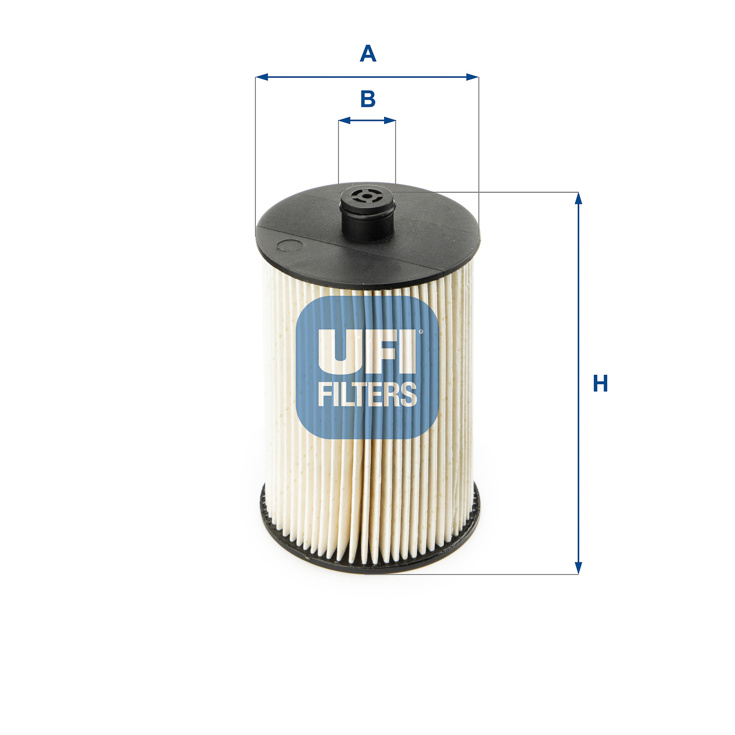 UFI Brændstof-filter 2601800 Filterindsats height_mm_209|Højde [mm]|110 outer_diameter_mm_497|Yderdiameter [mm]|71 inner_diameter_1_mm_995|Inder diame