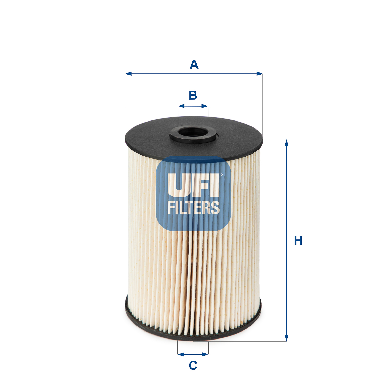 UFI Brændstof-filter 2602100 Filterindsats height_mm_209|Højde [mm]|116 outer_diameter_mm_497|Yderdiameter [mm]|84 inner_diameter_1_mm_995|Inder diame