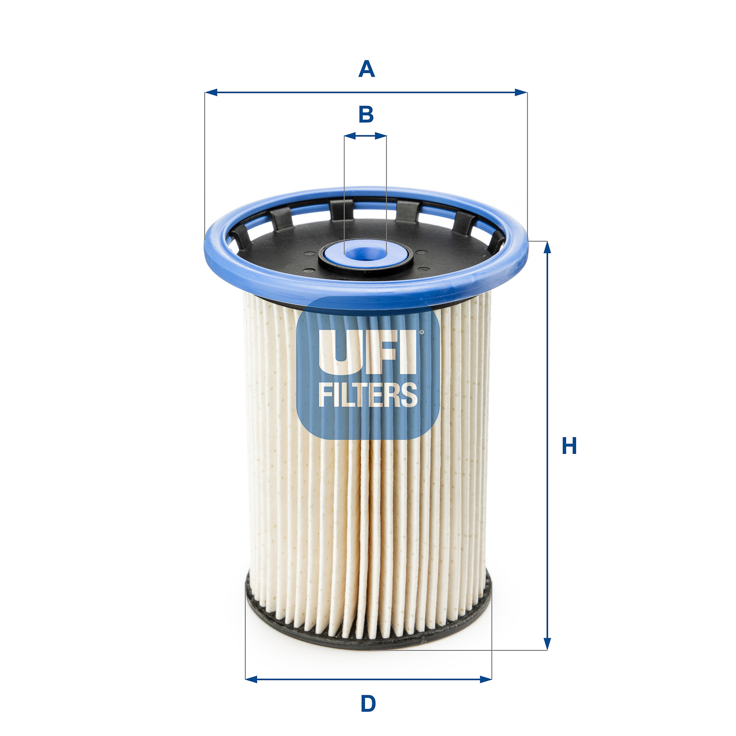 UFI Brændstof-filter 2602500 Filterindsats height_mm_209|Højde [mm]|123 outer_diameter_mm_497|Yderdiameter [mm]|76 outer_diameter_1_mm_978|Yderdiamete