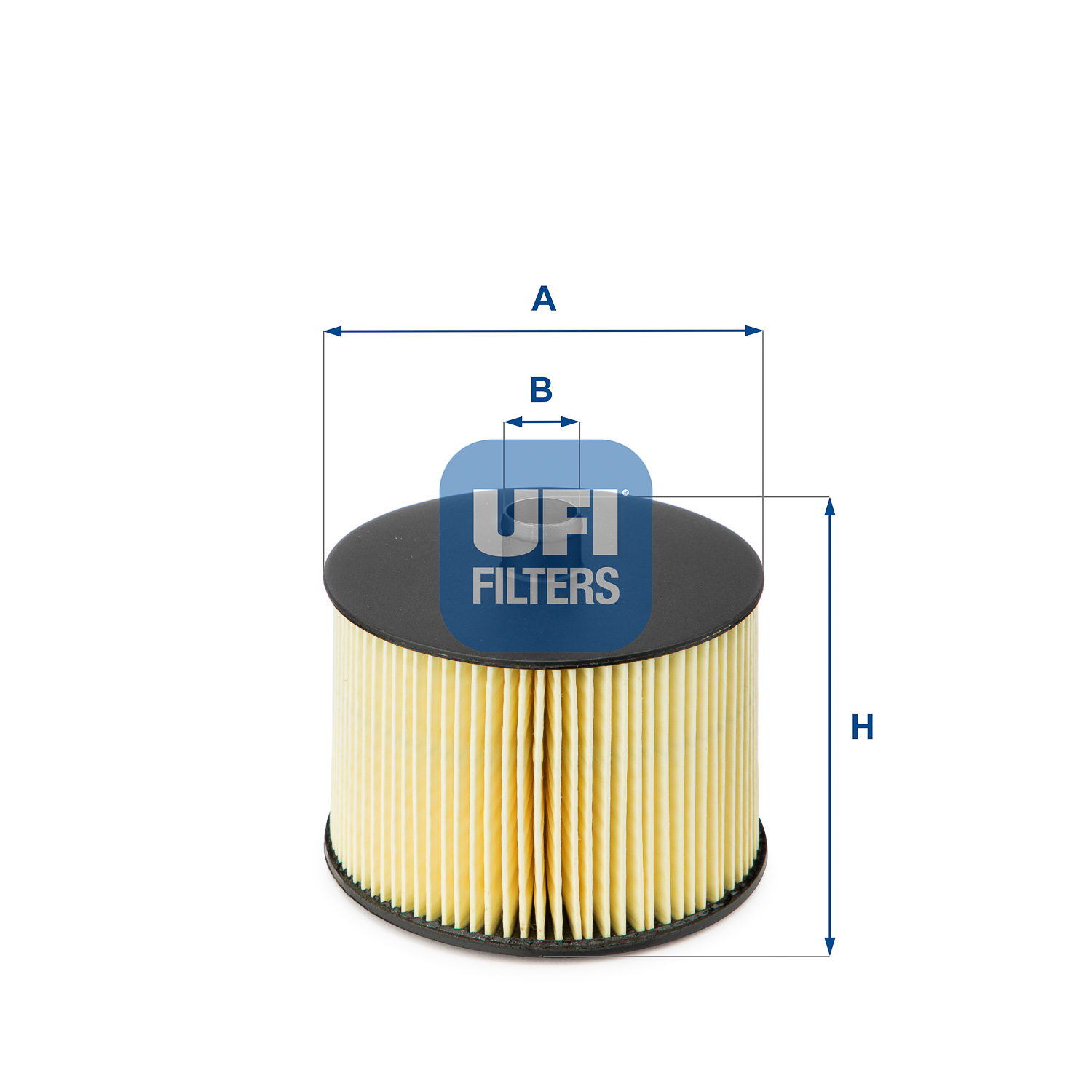 UFI Brændstof-filter 2602200 Filterindsats height_mm_209|Højde [mm]|75 outer_diameter_mm_497|Yderdiameter [mm]|91 inner_diameter_1_mm_995|Inder diamet