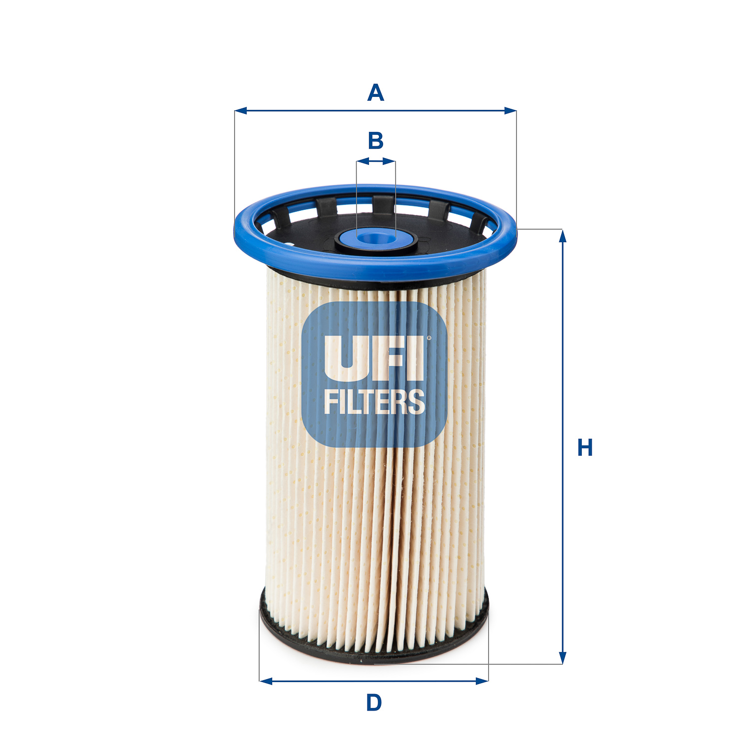 UFI Brændstof-filter 2602600 Filterindsats height_mm_209|Højde [mm]|135 outer_diameter_mm_497|Yderdiameter [mm]|94 outer_diameter_1_mm_978|Yderdiamete
