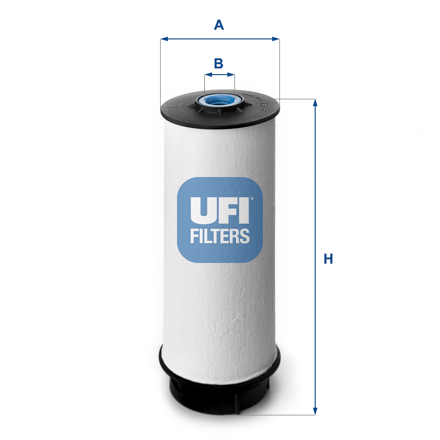 UFI Brændstof-filter 2603400 Filterindsats height_mm_209|Højde [mm]|164 outer_diameter_mm_497|Yderdiameter [mm]|68 inner_diameter_1_mm_995|Inder diame