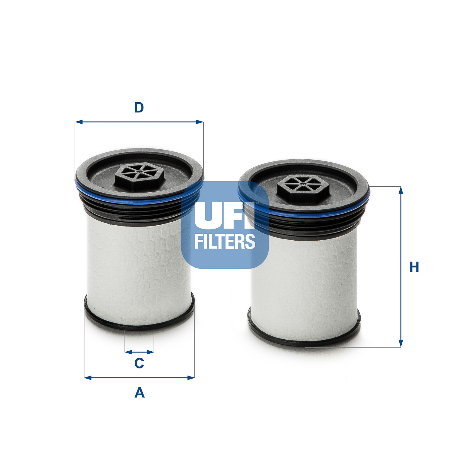 UFI Brændstof-filter 2604700 Filterindsats height_mm_209|Højde [mm]|83 outer_diameter_mm_497|Yderdiameter [mm]|67 outer_diameter_1_mm_978|Yderdiameter