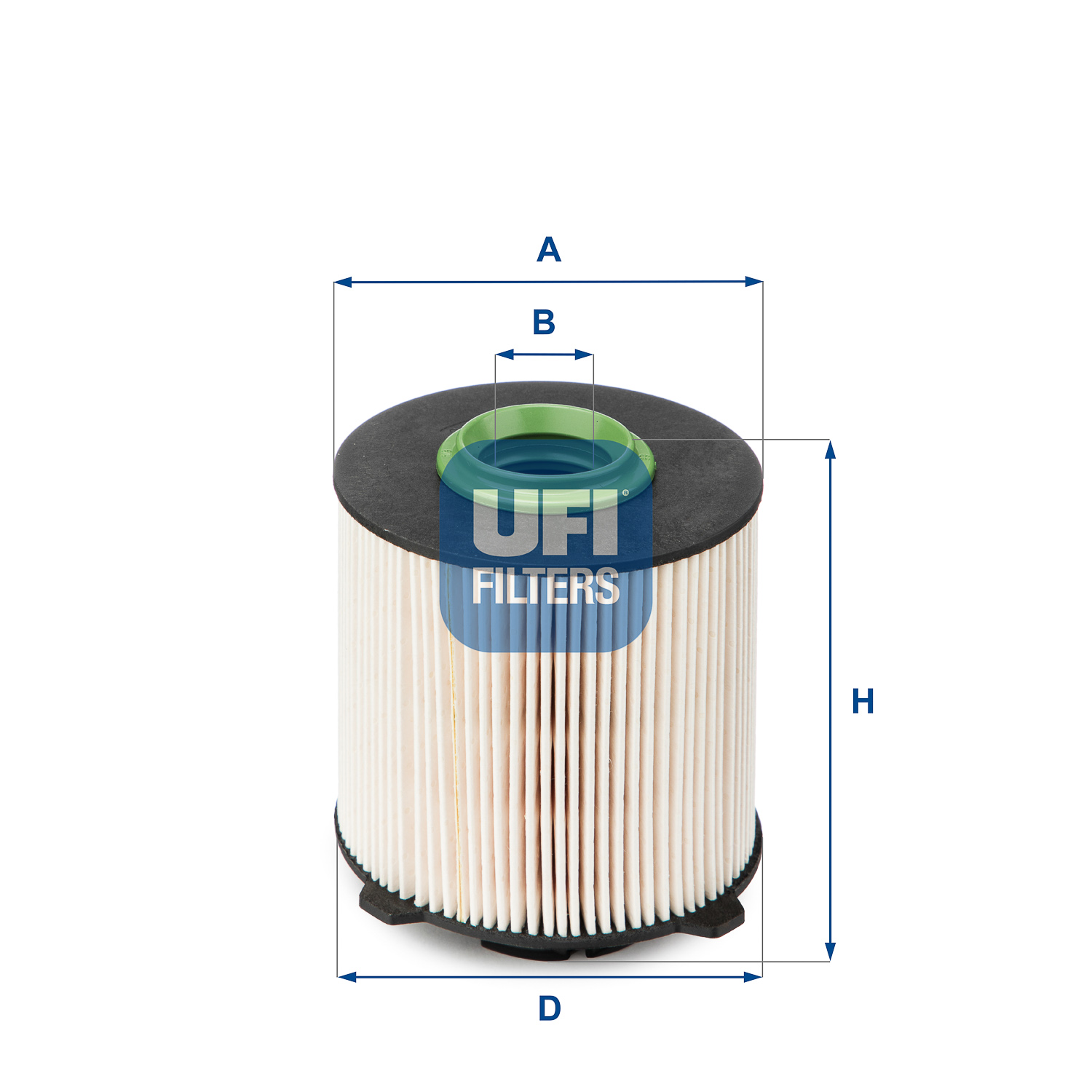UFI Brændstof-filter 2605800 Filterindsats height_mm_209|Højde [mm]|91 outer_diameter_mm_497|Yderdiameter [mm]|78 outer_diameter_1_mm_978|Yderdiameter