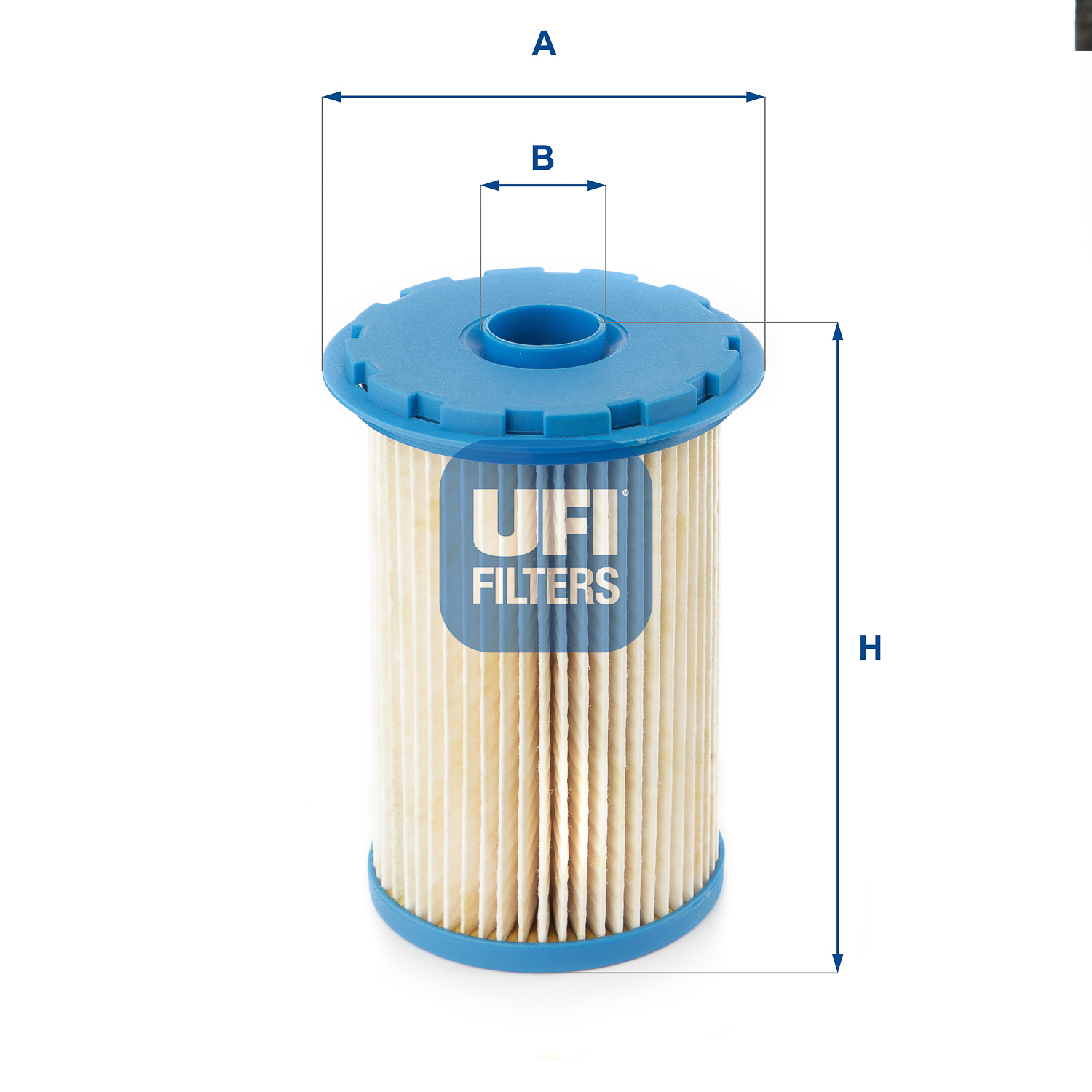UFI Brændstof-filter 2669600 Filterindsats height_mm_209|Højde [mm]|110 outer_diameter_mm_497|Yderdiameter [mm]|78 inner_diameter_1_mm_995|Inder diame