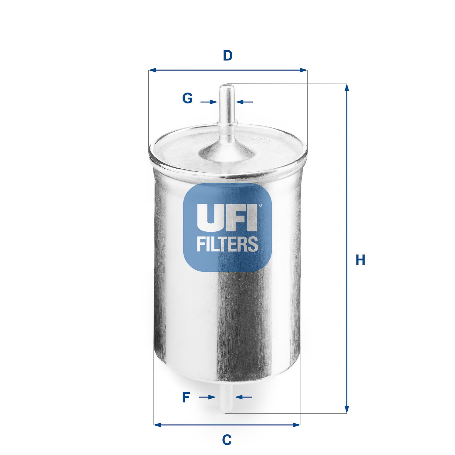 UFI Brændstof-filter 3171800 Filterindsats inlet__mm_916|Indgangs-Ø [mm]|7,9 outlet__mm_917|Udgangs-Ø [mm]|7,9 height_mm_209|Højde [mm]|170 outer_diam