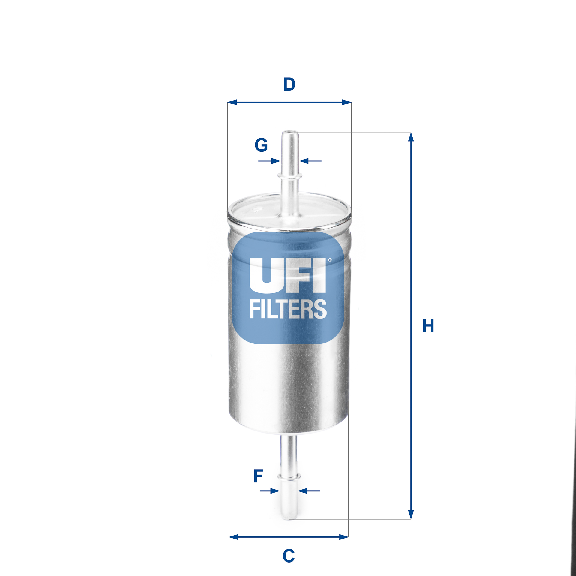 UFI Brændstof-filter 3184200 Filterindsats inlet__mm_916|Indgangs-Ø [mm]|7,9 outlet__mm_917|Udgangs-Ø [mm]|7,9 height_mm_209|Højde [mm]|183 outer_diam