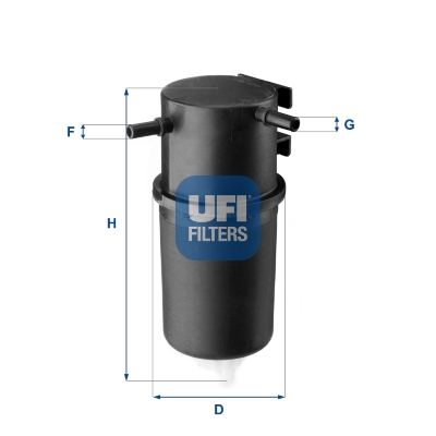 UFI Brændstof-filter 2414500 Filterindsats height_mm_209|Højde [mm]|221 thread_size_289|Gevindmål|M10 outer_diameter_mm_497|Yderdiameter [mm]|85 outer