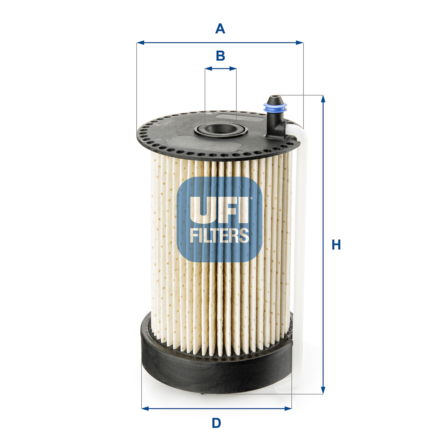 UFI Brændstof-filter 2603100 Filterindsats height_mm_209|Højde [mm]|157 outer_diameter_mm_497|Yderdiameter [mm]|81 outer_diameter_1_mm_978|Yderdiamete