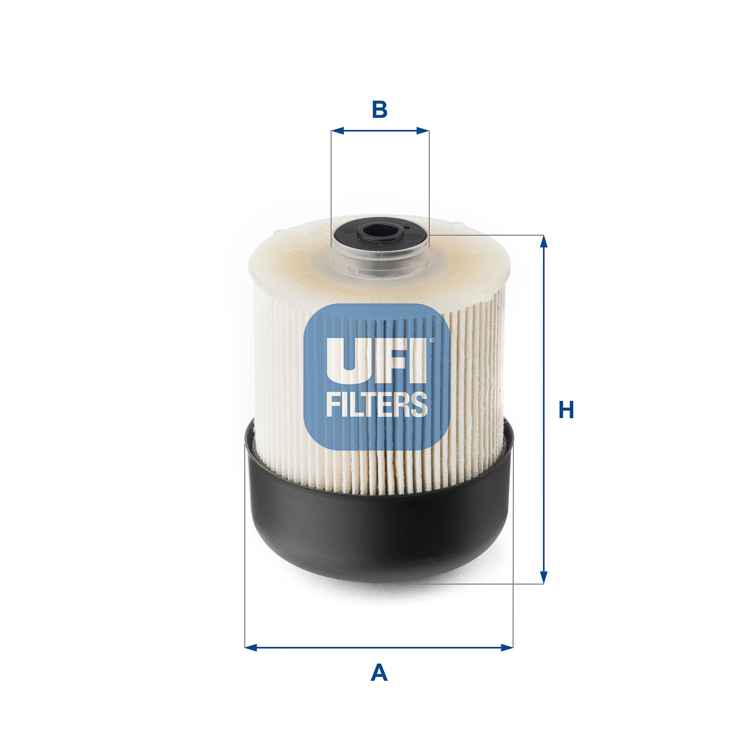 UFI Brændstof-filter 2611500 Filterindsats height_mm_209|Højde [mm]|116 outer_diameter_mm_497|Yderdiameter [mm]|89 outer_diameter_1_mm_978|Yderdiamete