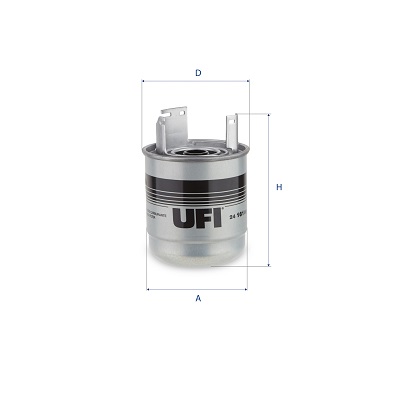 UFI Brændstof-filter 2416100 Filterindsats height_mm_209|Højde [mm]|159 outer_diameter_mm_497|Yderdiameter [mm]|93 outer_diameter_1_mm_978|Yderdiamete